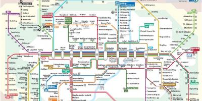 Munchen s1 tren hartă