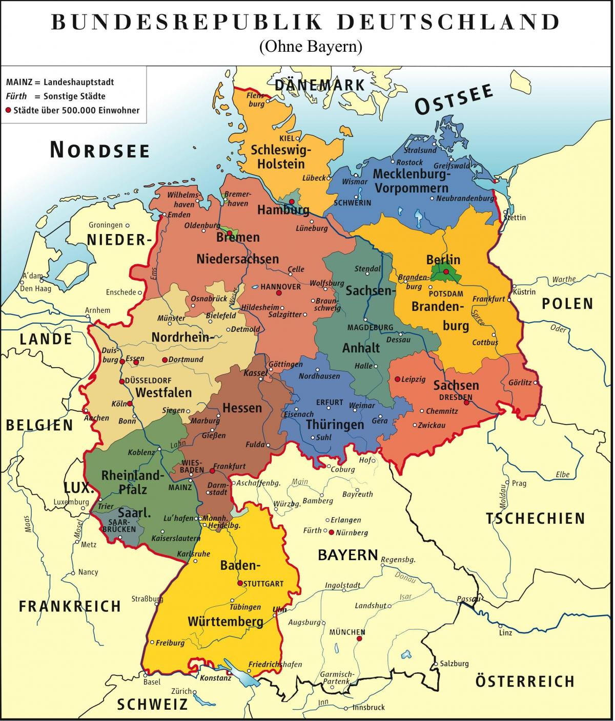 bayern münchen hartă