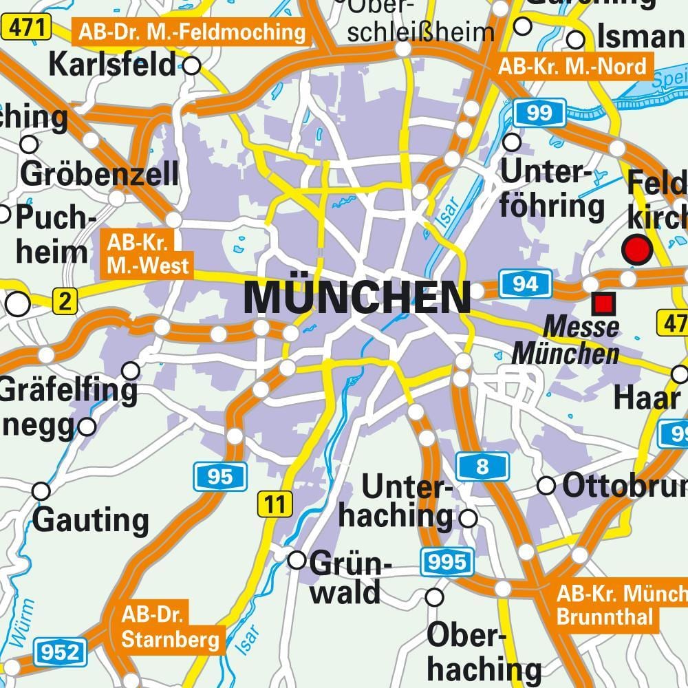 munchen centru-hartă