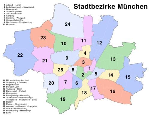 munich area arată hartă