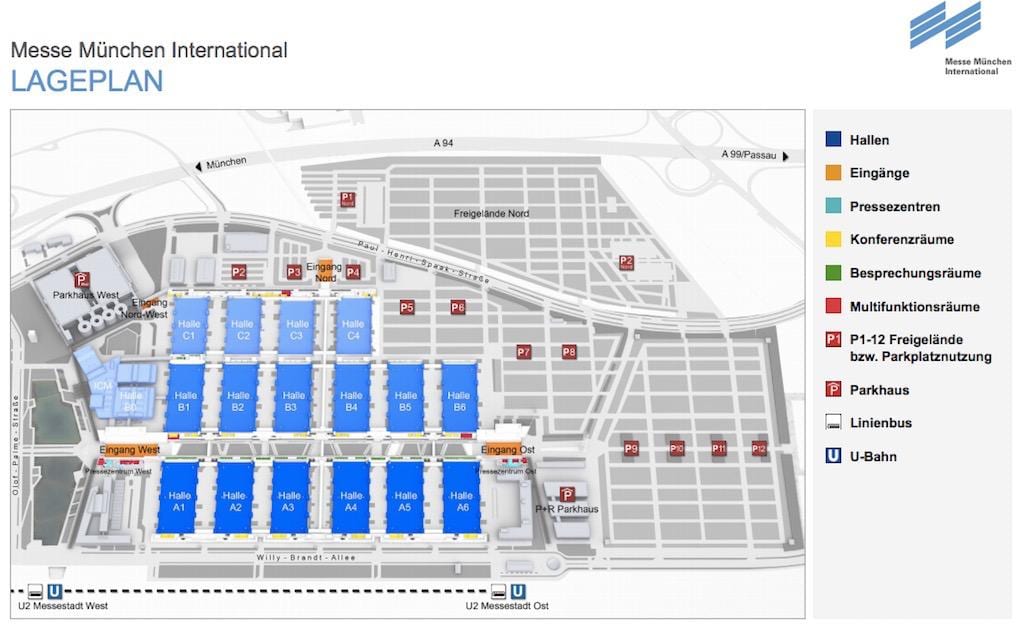 Harta munchen messe