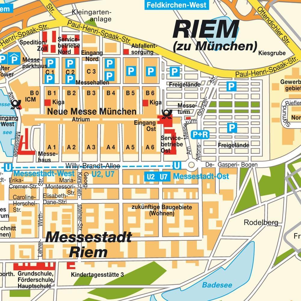 münchen ost gara hartă