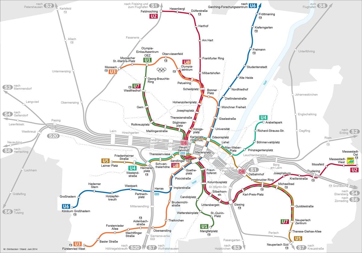 Harta munchen u2