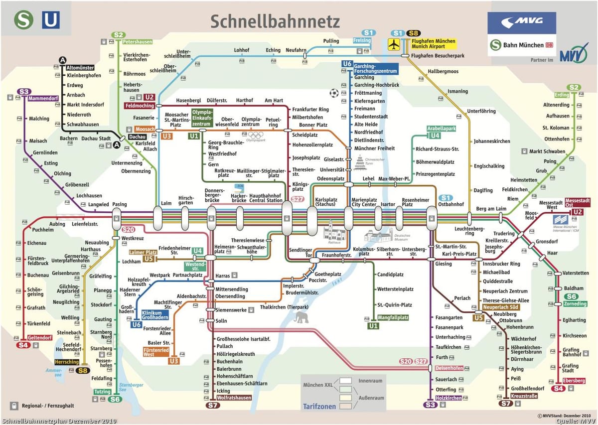munchen mvg hartă