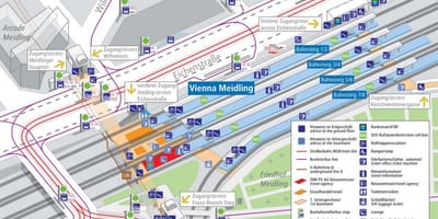 Munchen gara platforma hartă