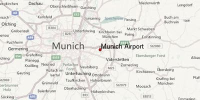 Harta din münchen și împrejurimi