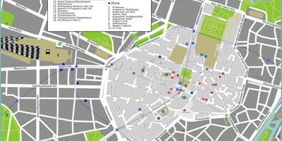 Hartă turistică din munchen