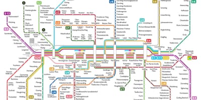U-bahn münchen hartă