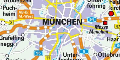 Munchen centru-hartă