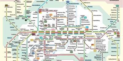 Munchen gara hartă