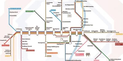 Harta munchen grădină de bere