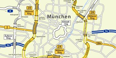 Munchen inel hartă