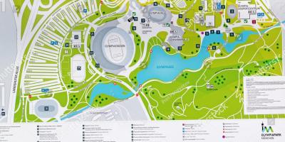 Harta parcul olimpic din munchen