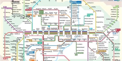 Munchen s1 tren hartă