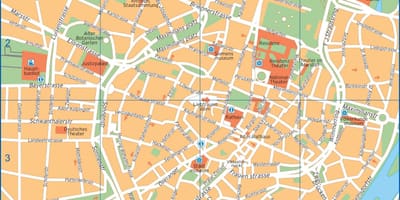 Harta strada din munchen germania