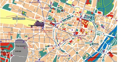 Harta munchen viata de noapte