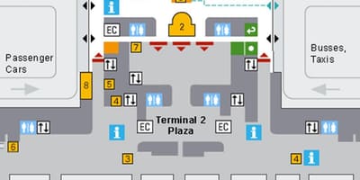 Harta munich airport arrivals