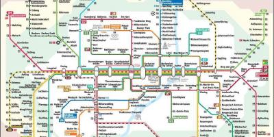 Harta metrou din munchen germania
