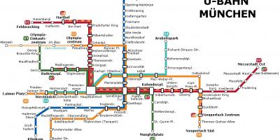Ubahn hartă münchen